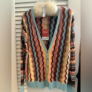 NWT Missoni for Target Zig Zag Cardigan 2X